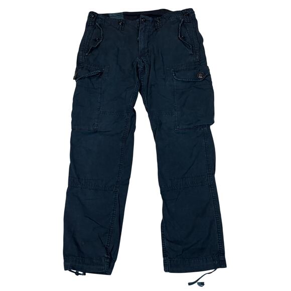Polo Ralph Lauren Combat Trousers OG 107 GS Parachute Cargo Pants 34x30